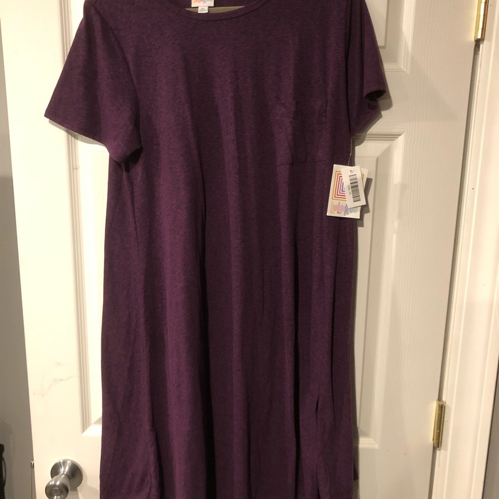 LuLaRoe Carly XL with coordinating jewelry